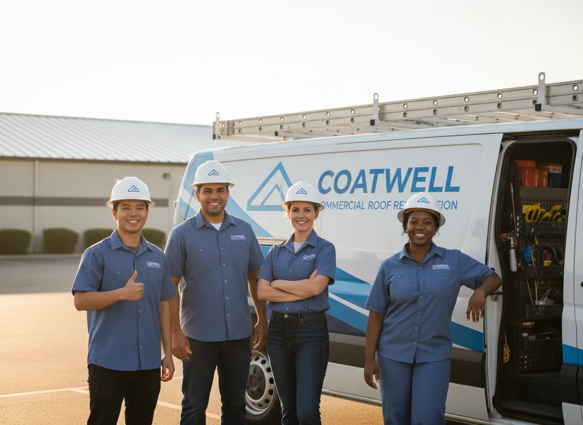 Commercial roof coating company in Ballico, CA
